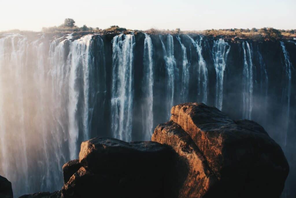 Vue sur les chutes Victoria