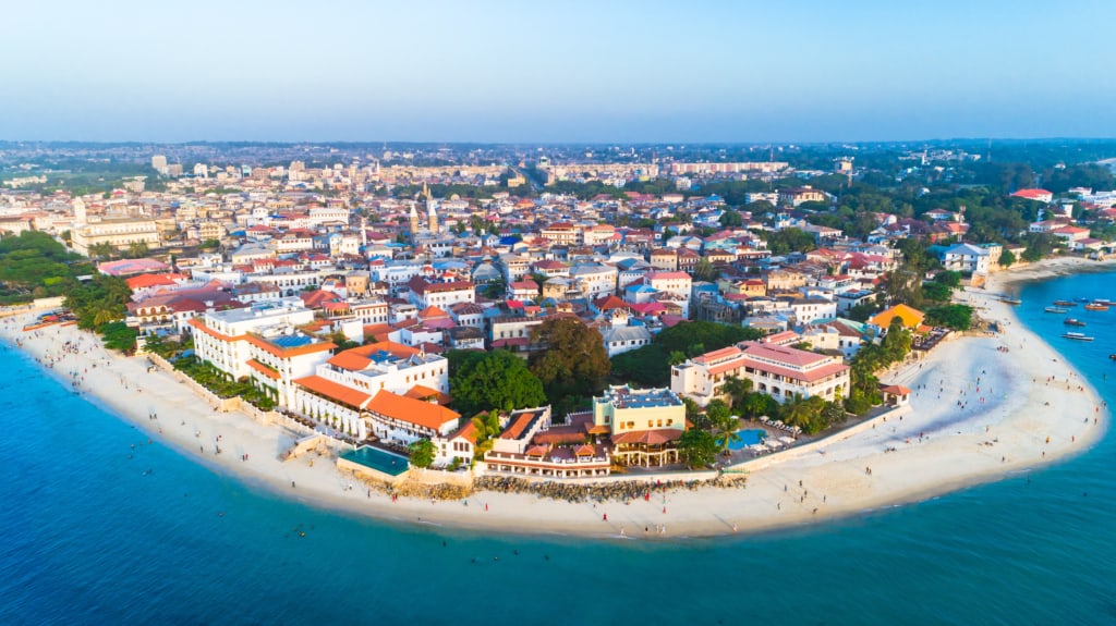 Stone town in Zanzibar