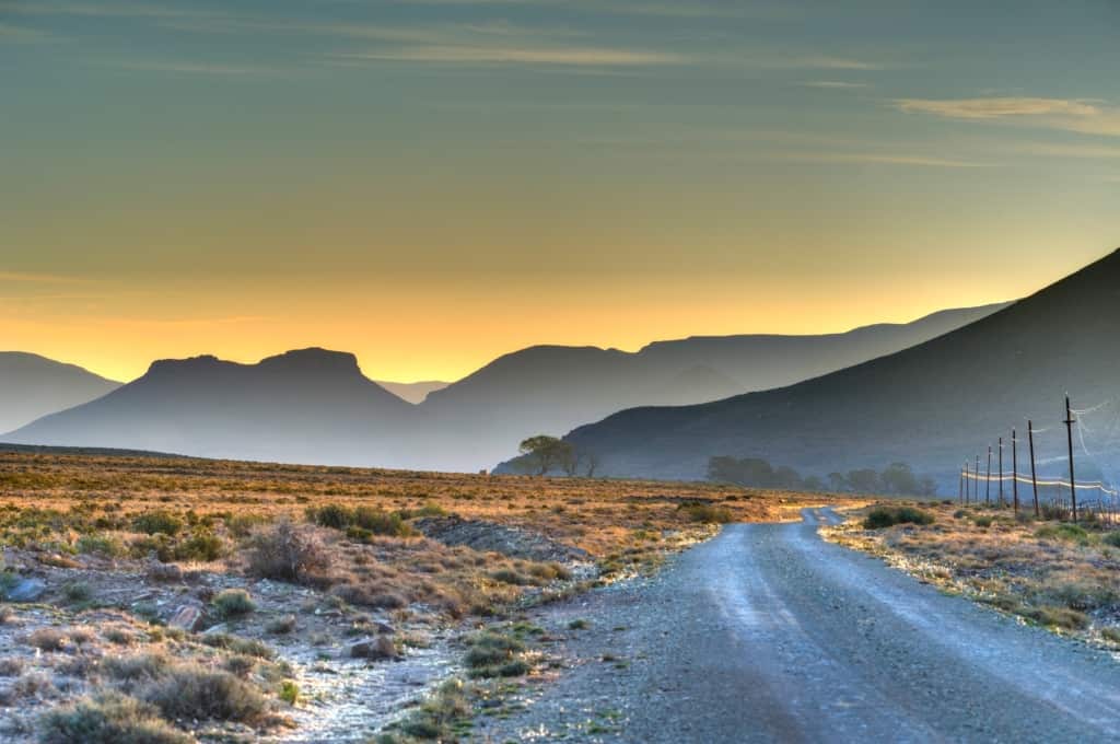 Karoo National Park views towards mountains